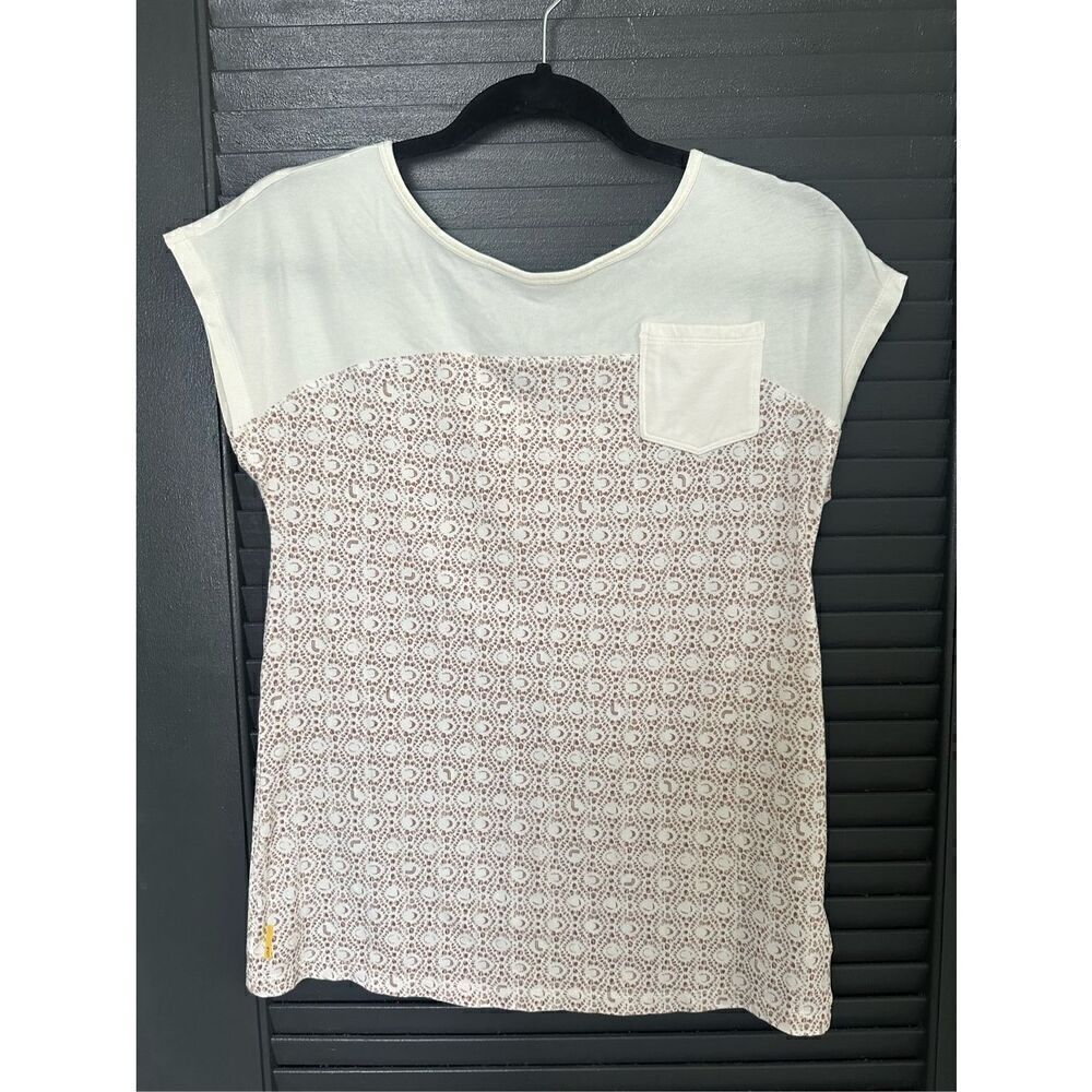 Lole Organic Moisture Wicking Yoga Short Sleeve Top Small